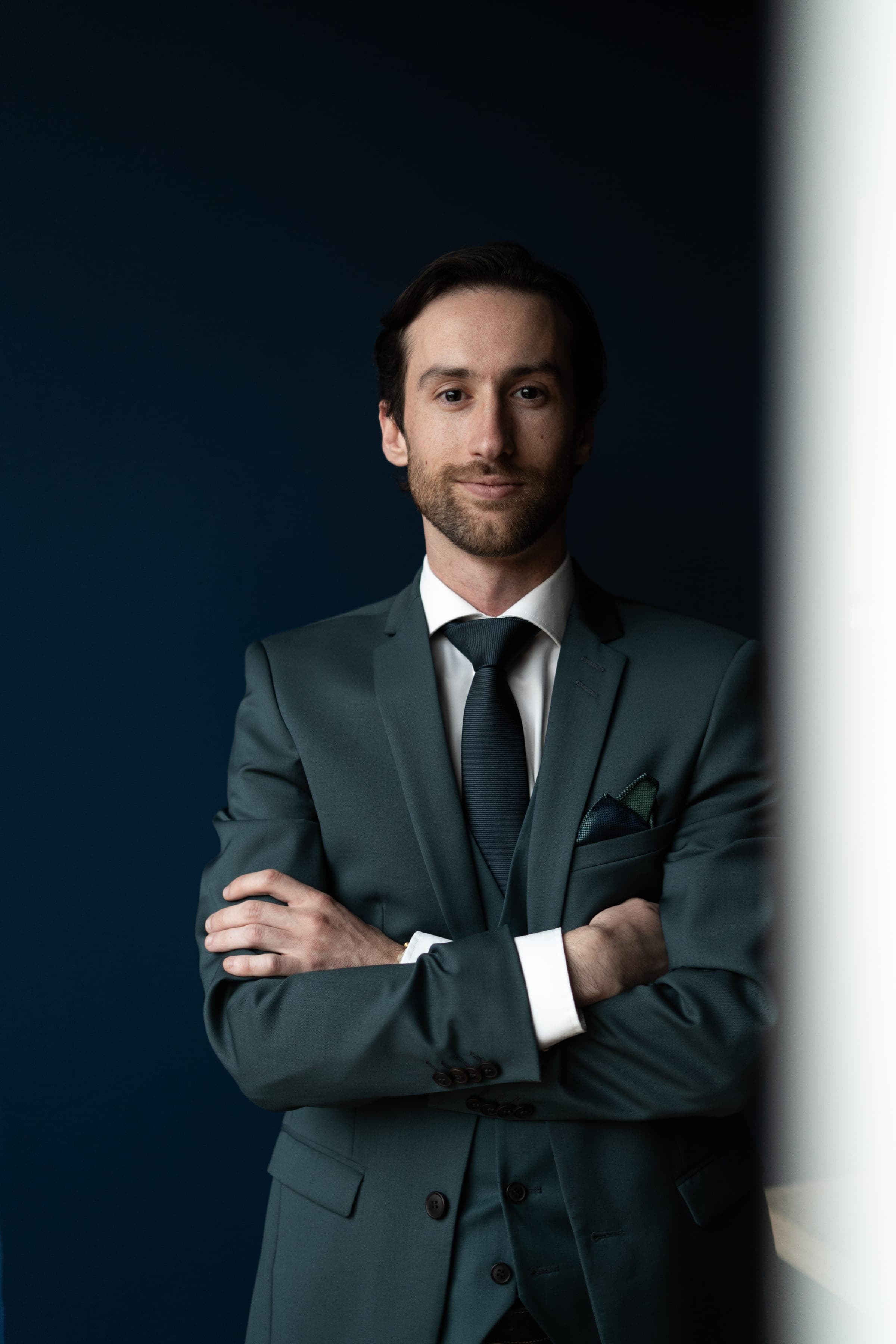 Portrait of Valentin Portel, director of restaurant ERH